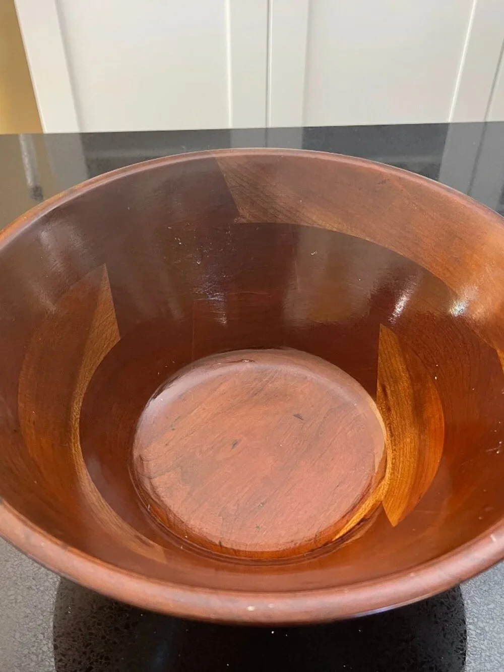 Large Black Walnut Salad Bowl Made in USA - Lebanon Supply